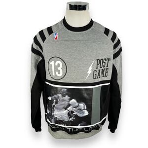 Post Game Kobe Bryant Sweatshirt Mens Large Know The Ledge Streetwear Gray Black